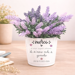 Cache pot Atsem personnalisé